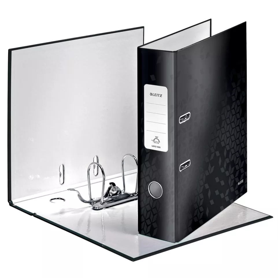 Leitz WOW ordner zwart, rug van 8,0 cm