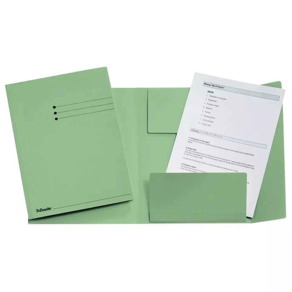 Esselte chemise de classement, vert,...