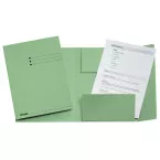 Esselte A4 Cardboard Filing Folder Green