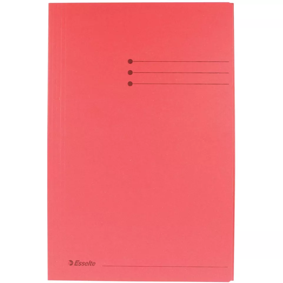 Esselte chemise de classement rouge,...