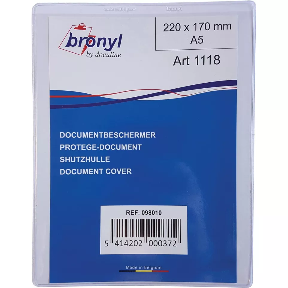 Bronyl Transparent PVC U-Pocket...