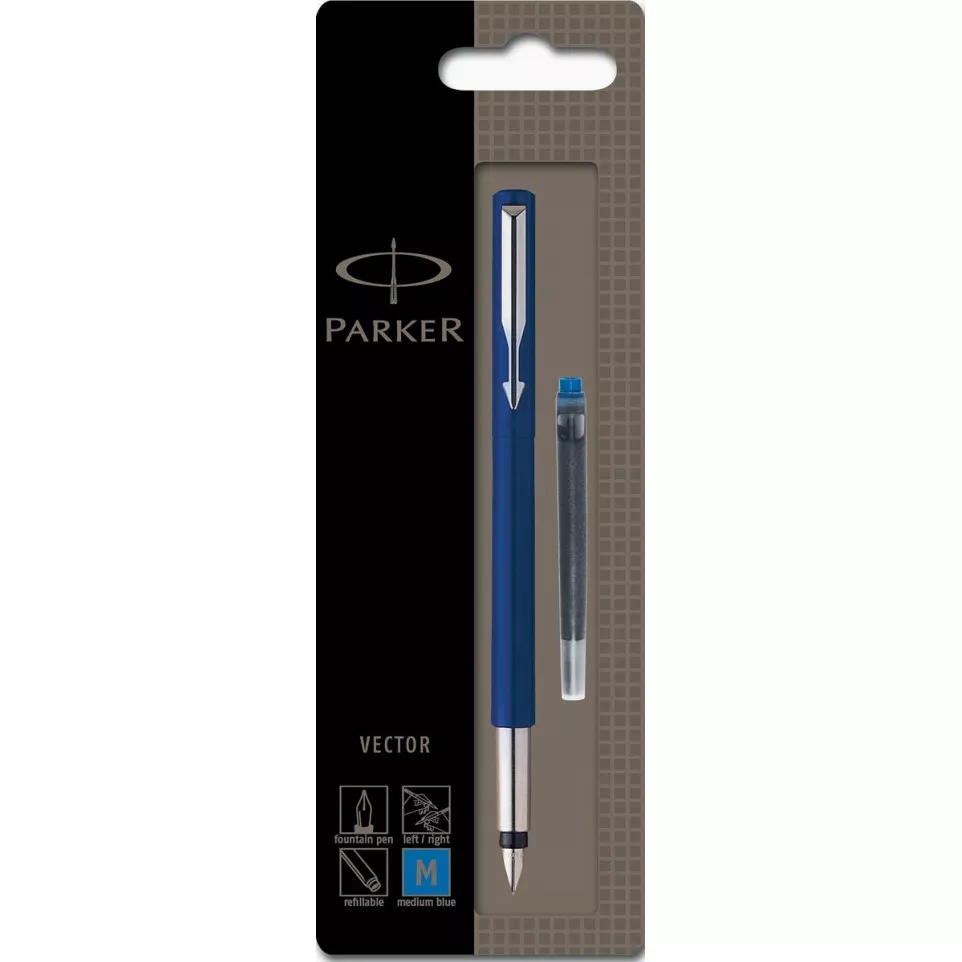 Parker Vector Fountain Pen Blue...