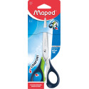 Maped ciseaux Sensoft, ft 16 cm, droite, bouts pointus, inox, couleurs assorties, blister de 1 pièce