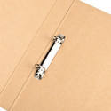 Oxford Touareg classeur à anneaux, en carton, ft A4, 2 D-anneaux, dos de 3,5 cm, beige