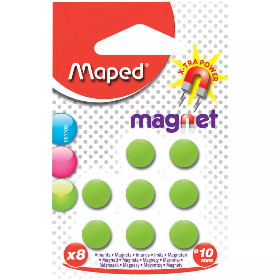 Maped aimants, 10 mm, couleurs...