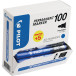 Pilot 100 Permanent Marker Bullet Tip Blue Box of 15 Plus 5 Free Pieces
