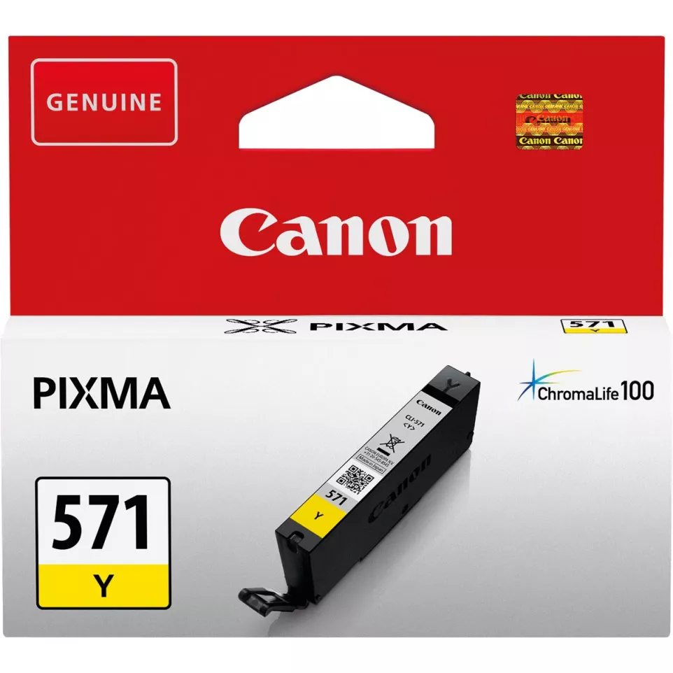 Canon inktcartridge CLI-571Y, 173...