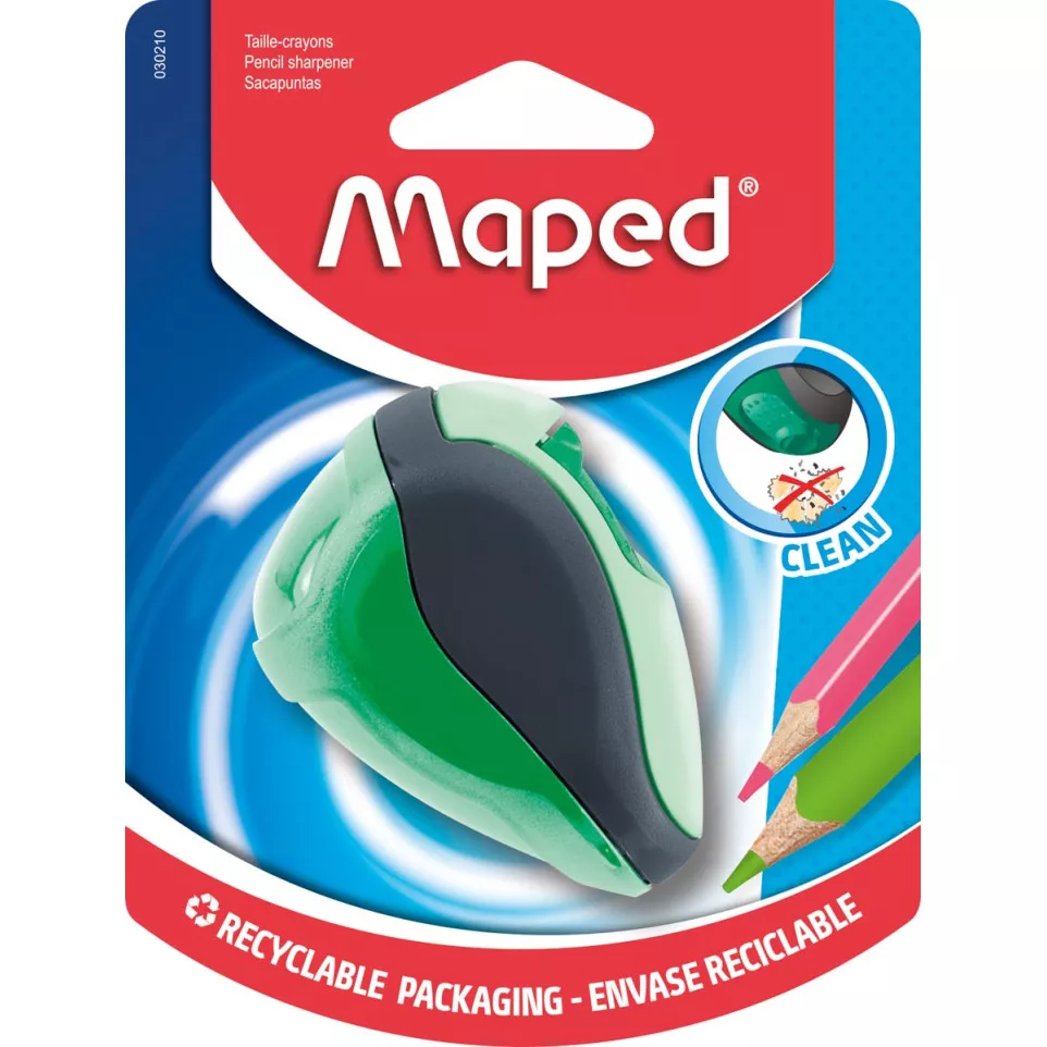 Maped potloodslijper Clean 2-gaats,...