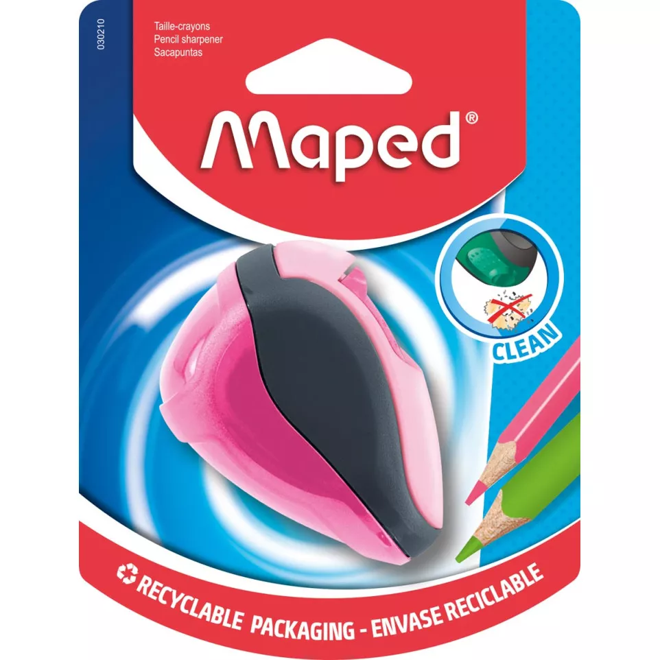 Maped potloodslijper Clean 2-gaats,...