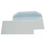 Gallery envelopes, 114 x 229 mm, gummed, without window