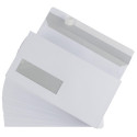 Gallery enveloppen ft 110 x 220 mm, venster links, stripsluiting, doos van 500 stuks