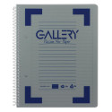 Gallery Spiral-Bound Notebook Traditional A5, 2 Holes, Ruled, Assorted Colors, 160 Pages