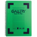 Gallery cahier à reliure spirale Traditional A4, 4 trous, quadrillé 5 mm, couleurs assorties, 160 pages