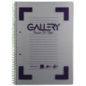 Gallery Traditional spiraalschrift ft A4, geruit 5 mm, geassorteerde kleuren, 160 bladzijden