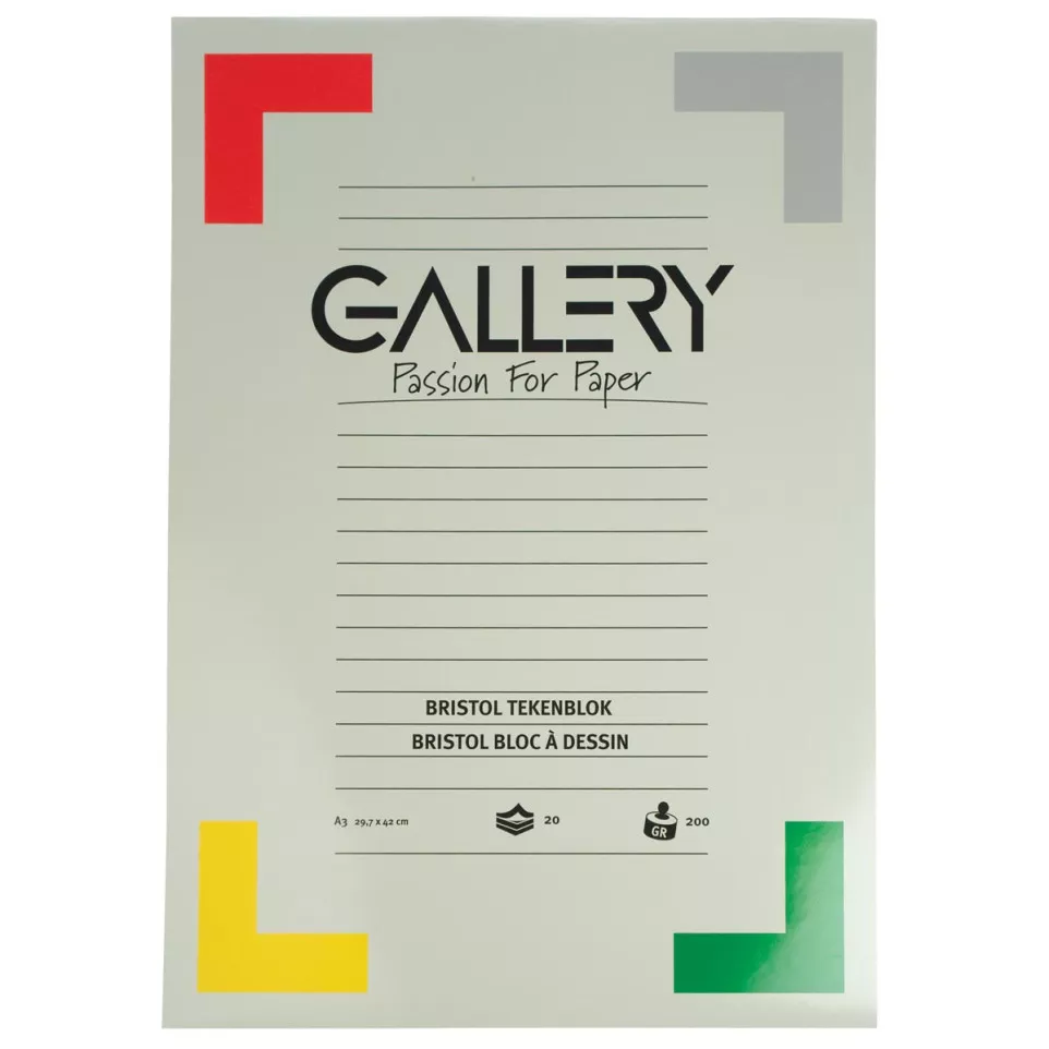 Gallery Bristol drawing paper, 200...