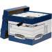 Bankers Box archiefdoos, formaat 33,3 x 29,2 x 40,4 cm, blauw