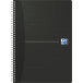 Oxford Office Essentials cahier à reliure spirale, 180 pages, ft A4, ligné, noir