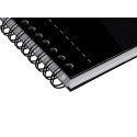 Oxford Office Essentials spiraalschrift, 180 bladzijden, ft A4, geruit 5 mm, zwart