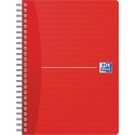 Oxford Office Essentials spiraalschrift, 180 bladzijden, ft A5, geruit 5 mm, geassorteerde kleuren