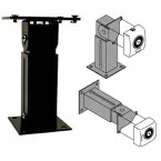 Extension for floor and wall magnetic retainer for retainer 835128 and 835136 / pc