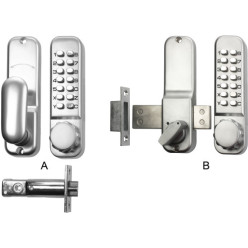 Mechanical Combination Surface-Mounted Deadbolt Lock per piece