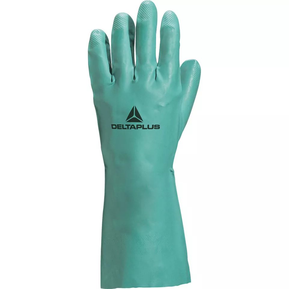 Groene nitril handschoenen 33cm VE802...