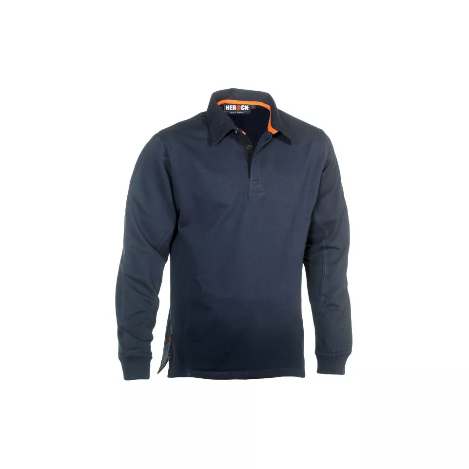 Herock Troja Navy Long Sleeve Polo...