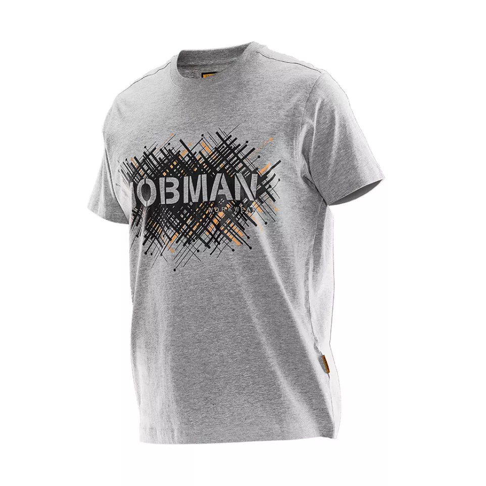 Jobman Print Spike Grey T-shirt M per...
