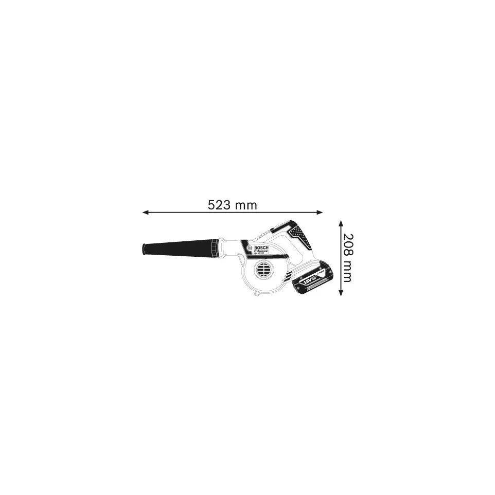 Bosch GBL 18V-120 accublazer (zonder...