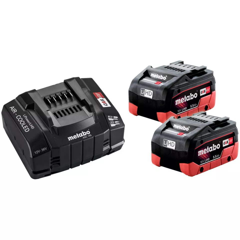 Metabo Starter Set 1 Charger + 2 LiHD...