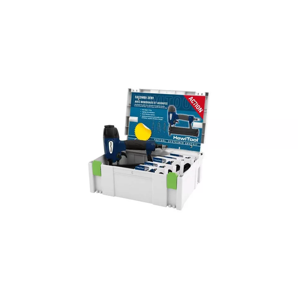 Combined Nailer/Stapler with Staples...
