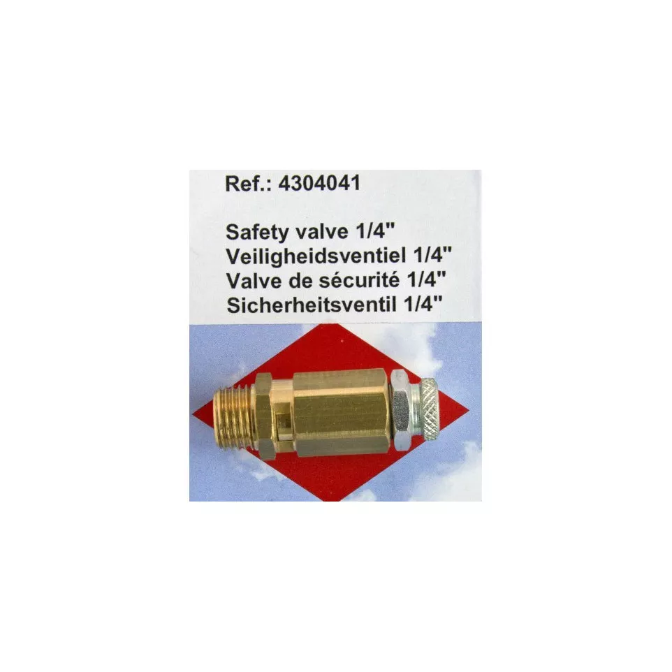 1/4" veiligheidsklep voor pneumatisch...