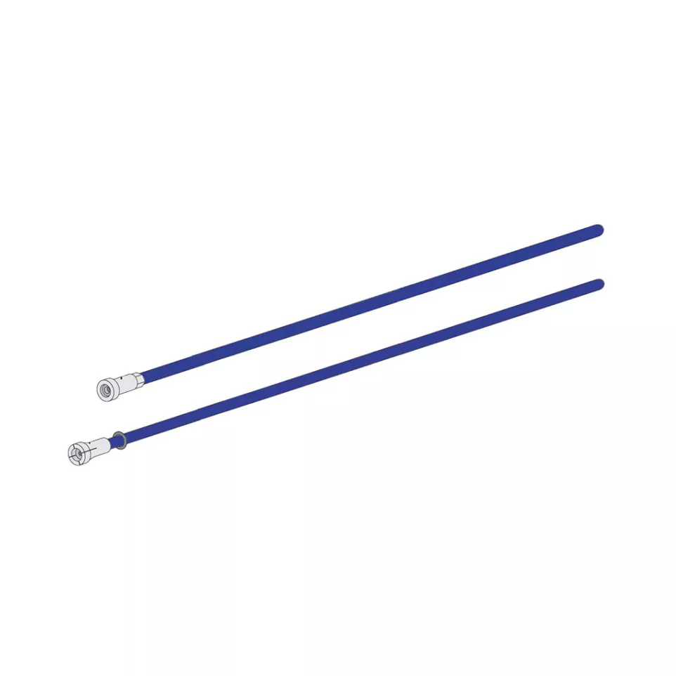 Blauwe teflon (aluminium) mantel (0,6...