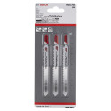 Lames de scie sauteuse Bosch T301CHM (Solid surface de type CORIAN-VARICOR) / 3pce