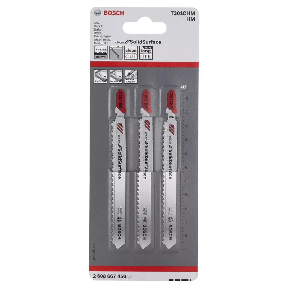 Lames de scie sauteuse Bosch T301CHM...