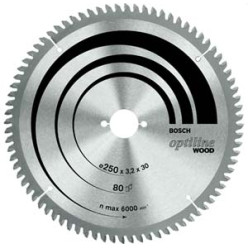 Bosch Optiline Wood Circular Saw Blade for Mitre Saws and Sliding Mitre Saws 216mm per piece