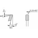 Lame de scie circulaire pour plaques en fibro-ciment / pce