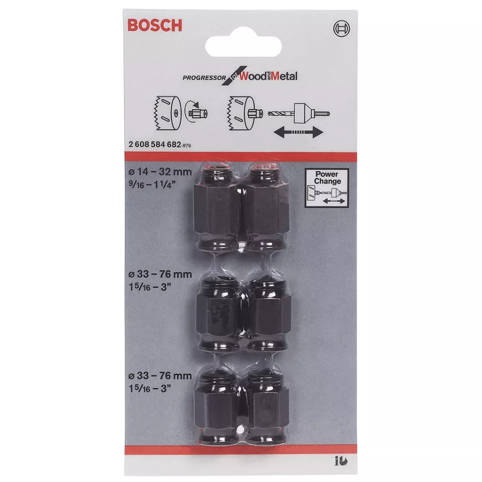 BOSCH adapter voor boorkronen / pce