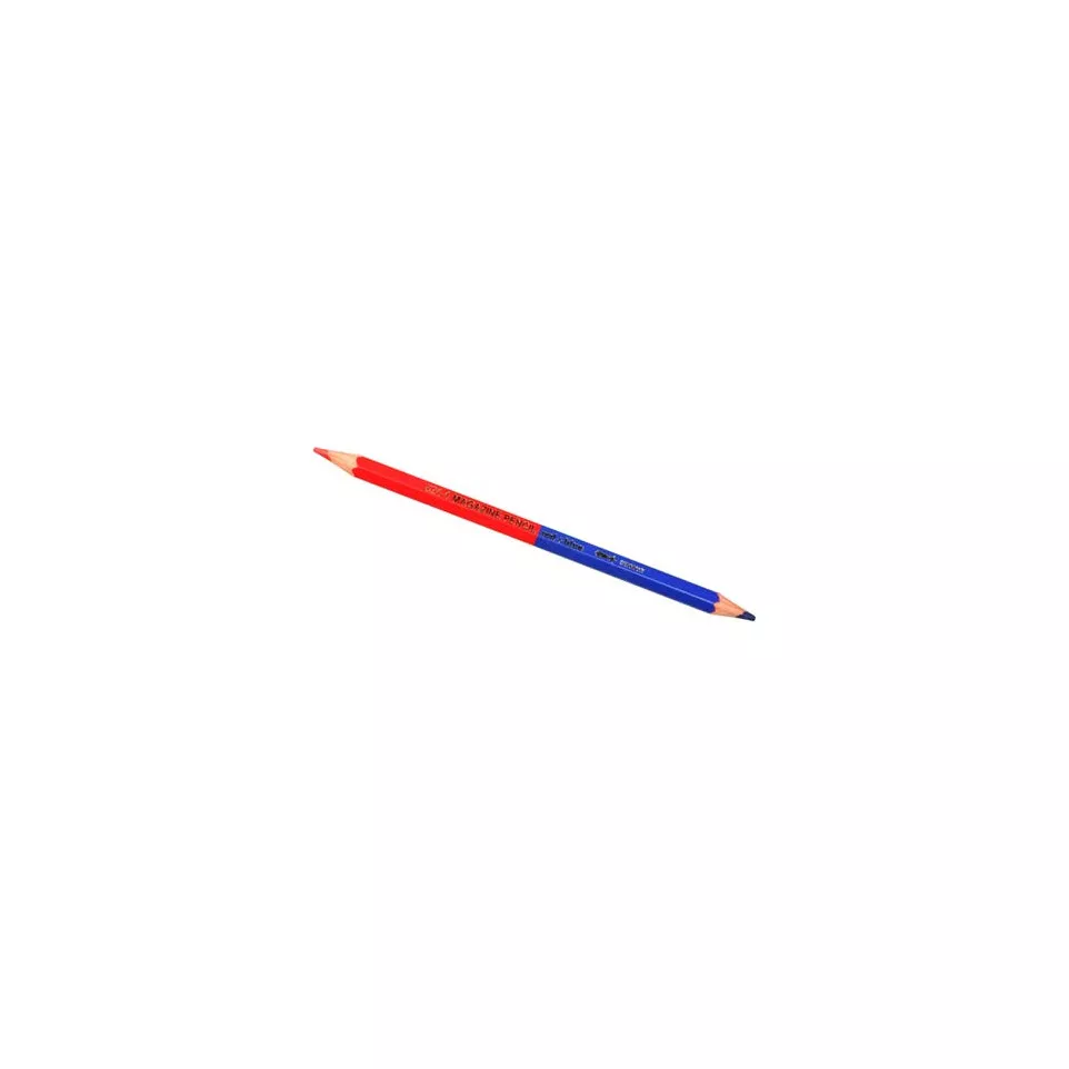 Tweekleurig potlood rood/blauw / pce