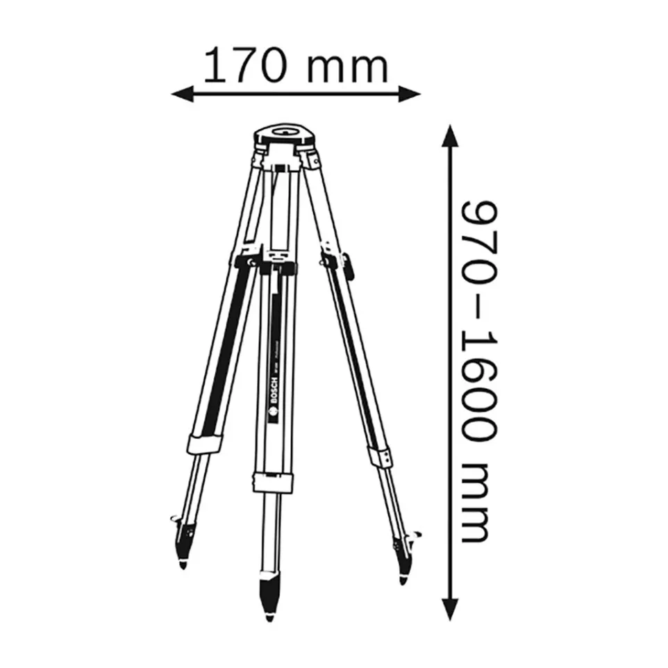 Trépied Bosch léger 160cm (BT 160 ) /...