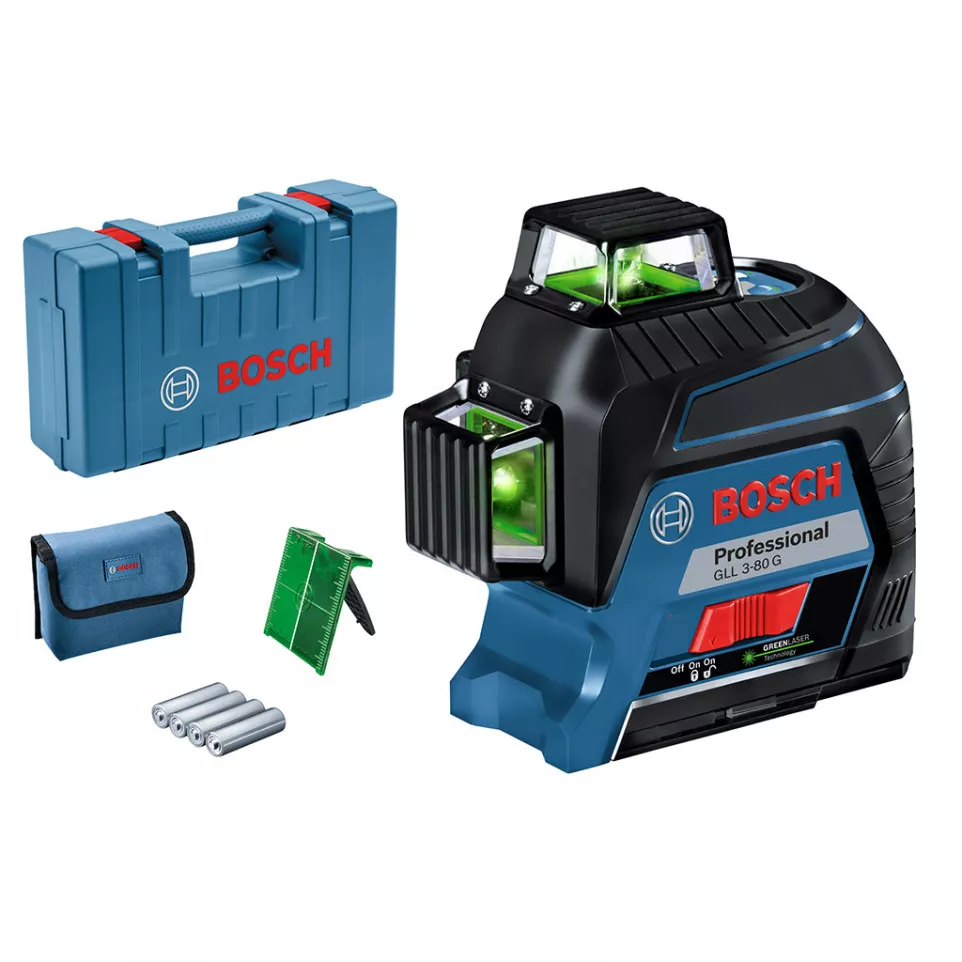 Bosch 3-lijns groene 360° laser GLL...