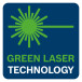 Bosch 3-lijns groene 360° laser GLL 3-80 (4 AA batterijen) / pce