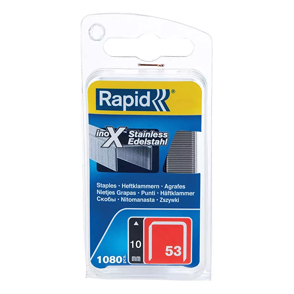 Agrafes TYPE 53 inox 10mm / 1080pce