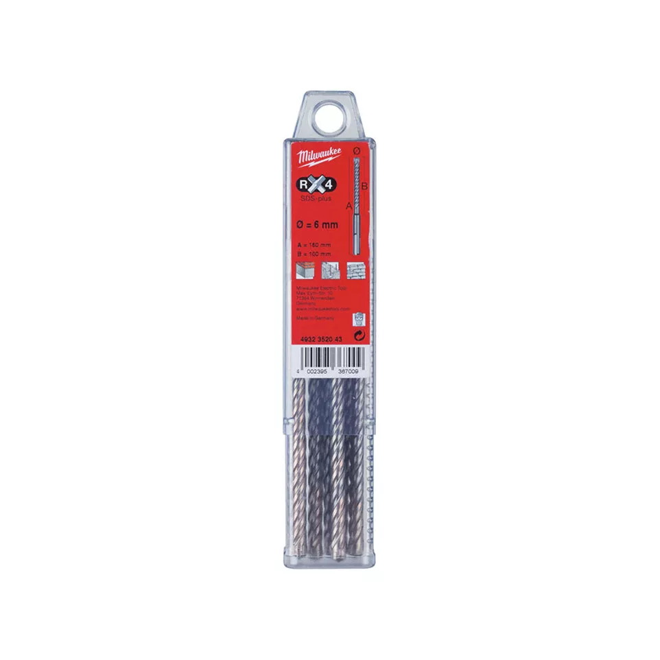 SDS-plus hardmetalen boren voor beton...