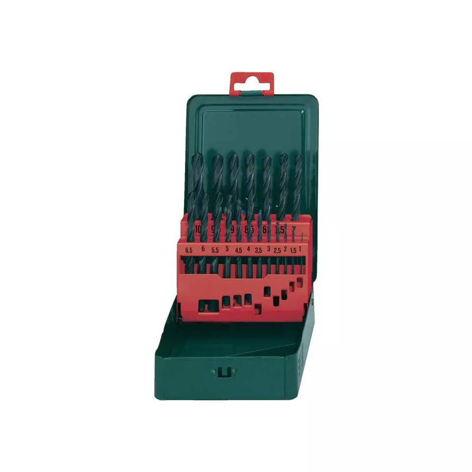 Doos met 19 Metabo HSS-R metaalboren...
