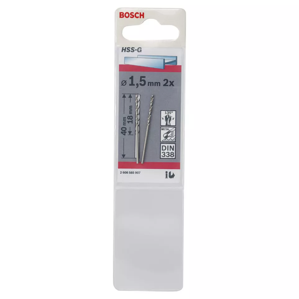 Metaalboor Ø1,5mm / 2pce
