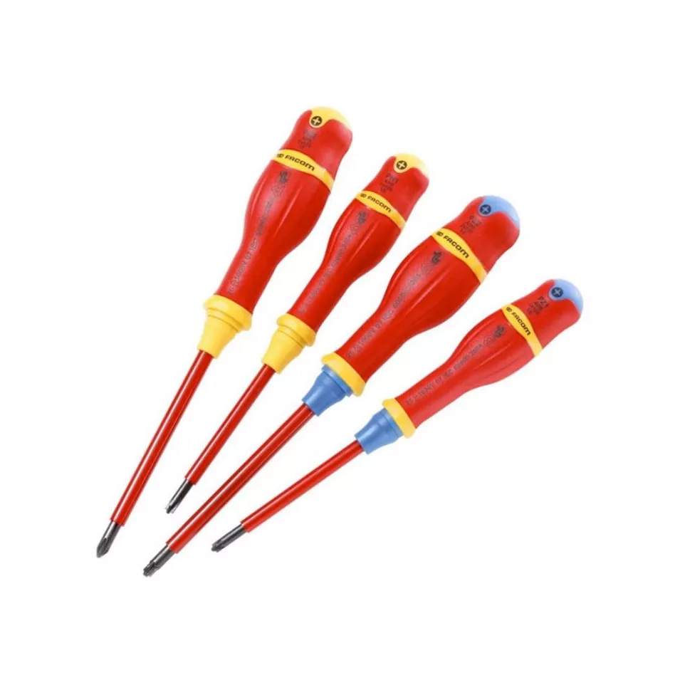 Set of 4 Facom Borneo Mixed Tip...