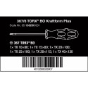 Jeu de 6 tournevis TORX Wera / pce