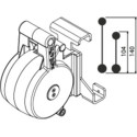 Roll&Fix Sumsteel strap-on behuizing voor MTS stalen dakdragers / pce