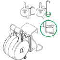 Boitier à sangle Roll&Fix SUSH Universel Short pour gallerie de toit universel court (85 à 145 mm) / pce